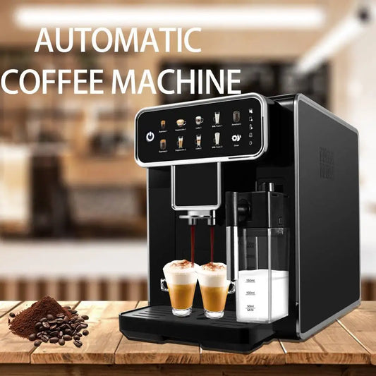 One Touch Screen Electric Multifunctional Automatic Espresso Coffee Maker Profesional Coffee Machine With Milk Frother