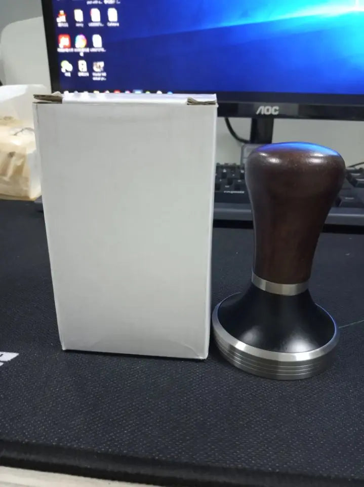 Barista Accessories Coffee Tamper Wooden Handle Espresso Tamper