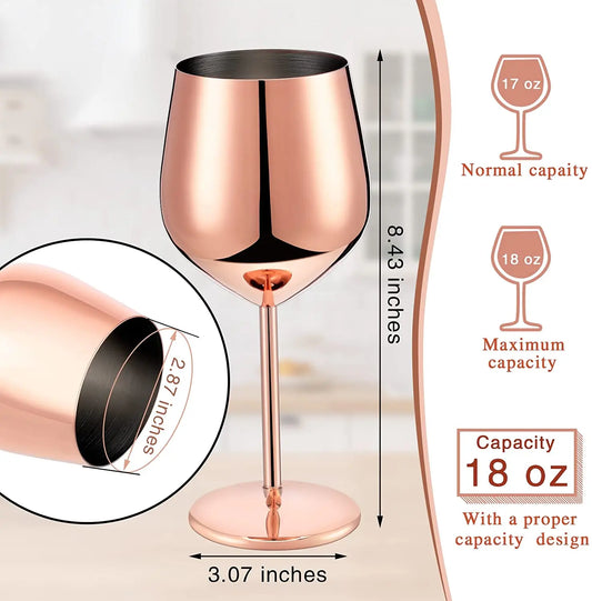 Unbreakable Wine Glasses Set Of 6 4/2 Stemmed Outdoor Wine Glasses Wedding Glasses Large Black Wine Goblets Polished Glassware