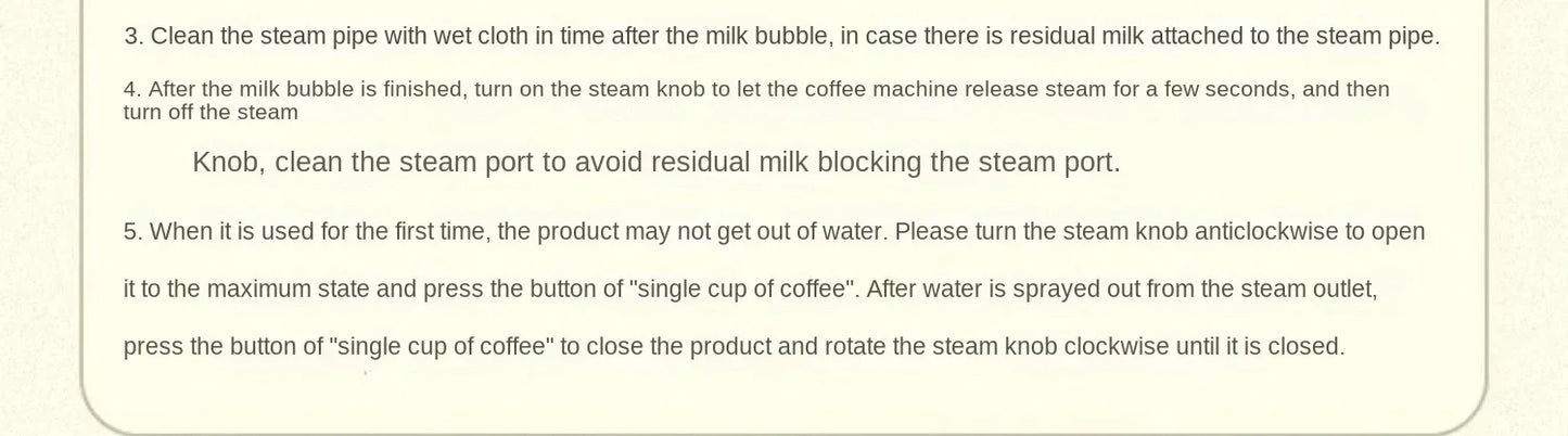 220V Bear Capsule Coffee Maker with Milk Frother, Semi-Automatic Espresso Machine CE