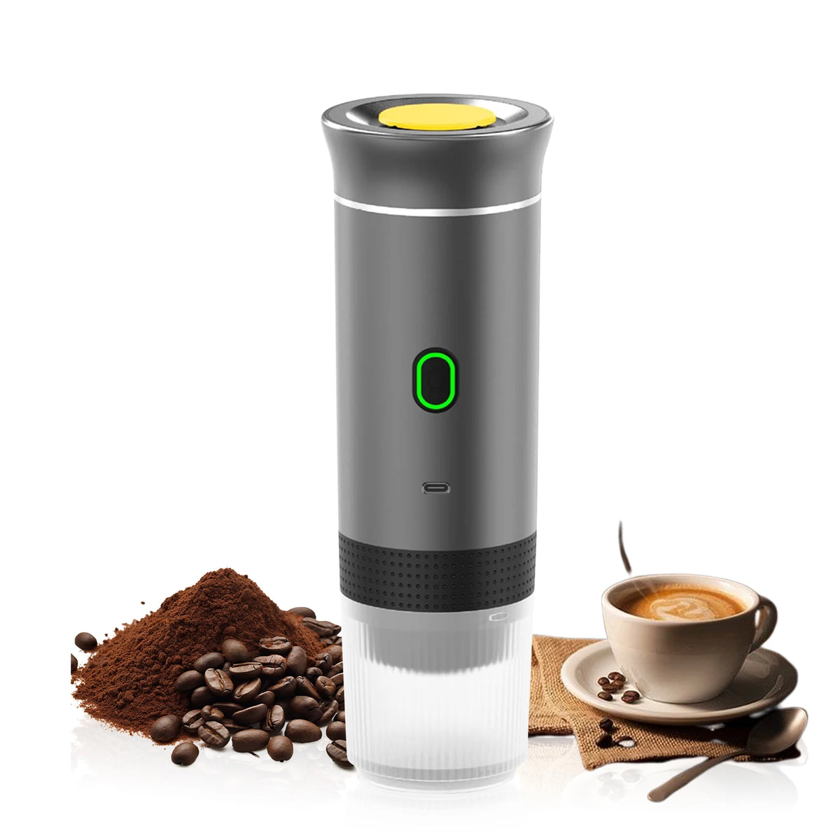 Portable 3 in 1 USB Coffee Maker 20Bar Espresso Machine Fast Heating for Travel Car Home