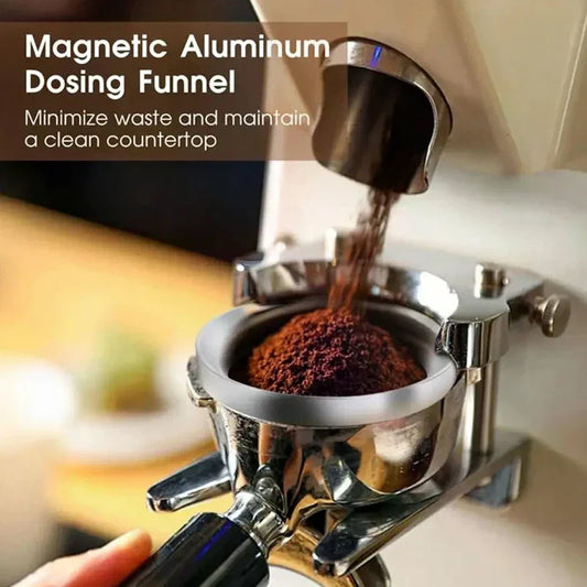 Coffee Enthusiast Set, 5PC Espresso Kit with Distributor, Tamper Leveler, WDT Tool, and Dosing Funnel, Suitable for 51/53/58 mm
