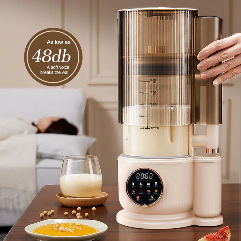 1500ML SoyMilk Machine Electric Juicer Blender Mixer Soybean Milk Maker Wall Breaking Machine Rice Paste Maker Breakfast Machine