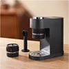 Lovfe Portable Professional Semi-Automatic Espresso Maker Milk Frother Electric Coffee Machine for Household Plastic Housing