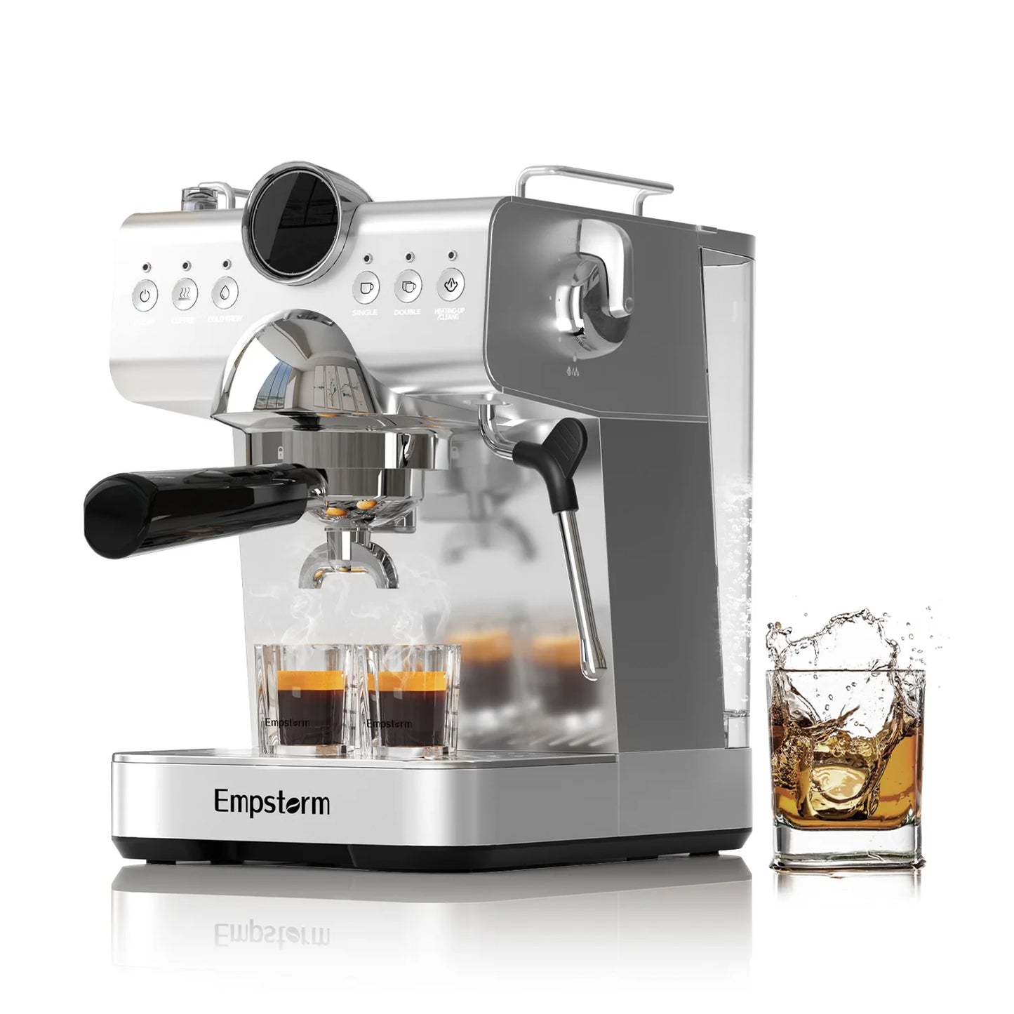 Empstorm CB1 3-in-1 Coffee Maker for Latte Cappuccino & Espresso  with Cold Brew Function