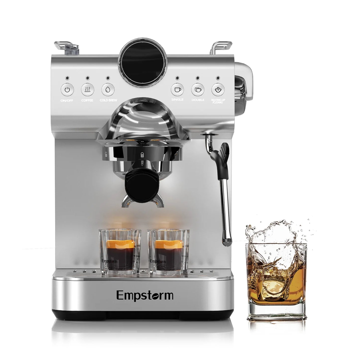 Empstorm CB1 3-in-1 Coffee Maker for Latte Cappuccino & Espresso  with Cold Brew Function