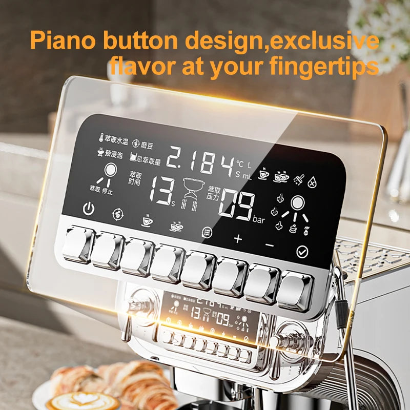 Cappuccino Express Espresso Coffee Machine With Steam Wand