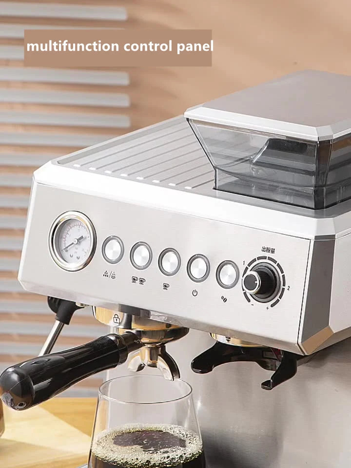 Espresso and Steaming Coffee Maker Maquinas De Cafe Lever Expreso Machine Maker