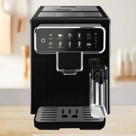 Stainless Steel Espresso & Cappuccino Latte Coffee Maker French Language for Home Hotel Car & Outdoor Use