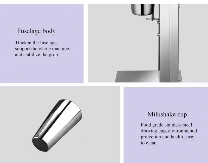 Kitchen Equipment Soft Drinks Milk Shake Juice Cocktails Mixer Blender Shaker Machine