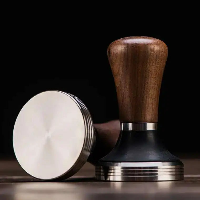 Barista Accessories Coffee Tamper  Wooden Handle  Espresso Tamper