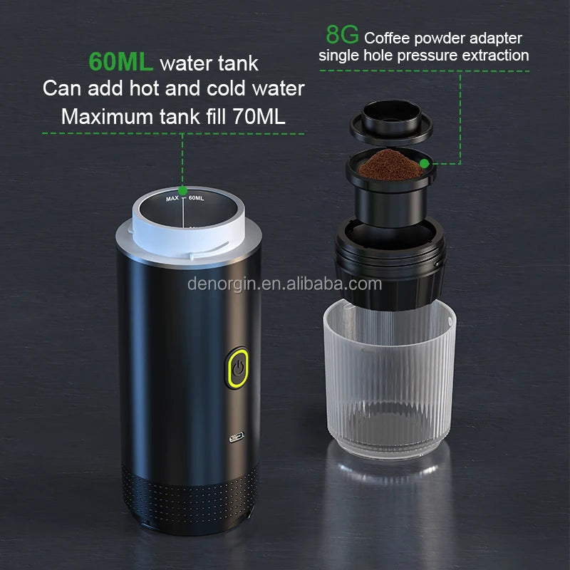Factory Wholesale Home and Office Portable Mini Espresso All in One Capsule Coffee Maker Machine Mini Portable Espresso Maker
