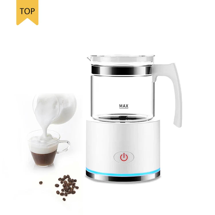 Portable Automatic Espresso and Capachino Jug Electric Coffee Tea Foam Maker with Filter Kitchen Coffee Milk Warmer Frother