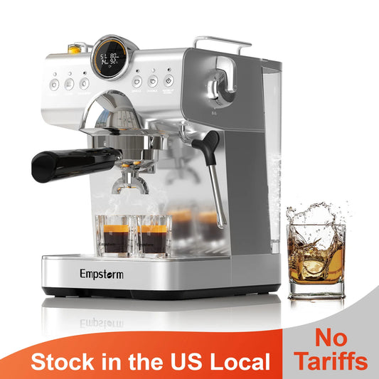 Empstorm CB1 3-in-1 Coffee Maker for Latte Cappuccino & Espresso  with Cold Brew Function