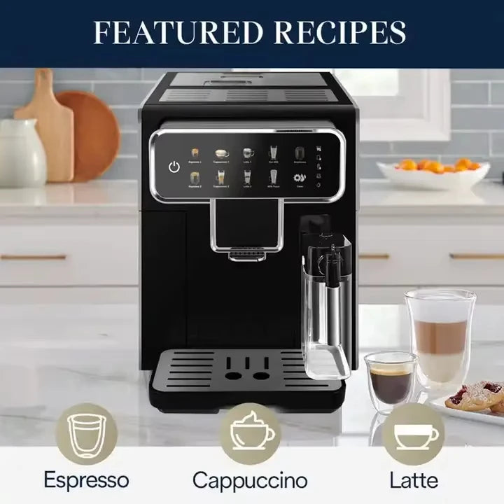 Stainless Steel Espresso & Cappuccino Latte Coffee Maker French Language for Home Hotel Car & Outdoor Use