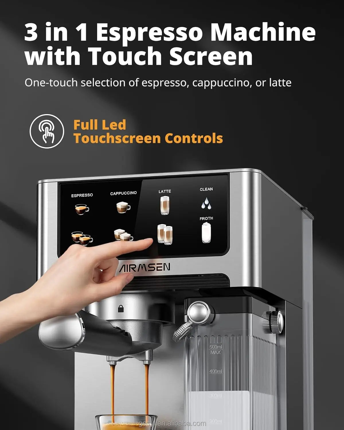 [B] Home Automatic Coffee Espresso Maker-BCM2308
