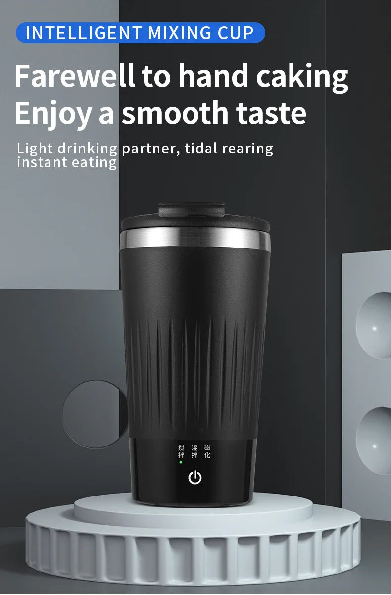 400ML Automatic Self Stirring Cup Magnetic Coffee Mixing Mug USB Rechargeable Waterproof Smart Drinking Cups Gift Recommend