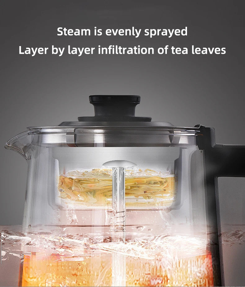 1.3L Electric Kettle Automatic Steam Spray Teapot with Filter Multifunctional Glass Teapots Thermo Pot Home Boil Water Kettle