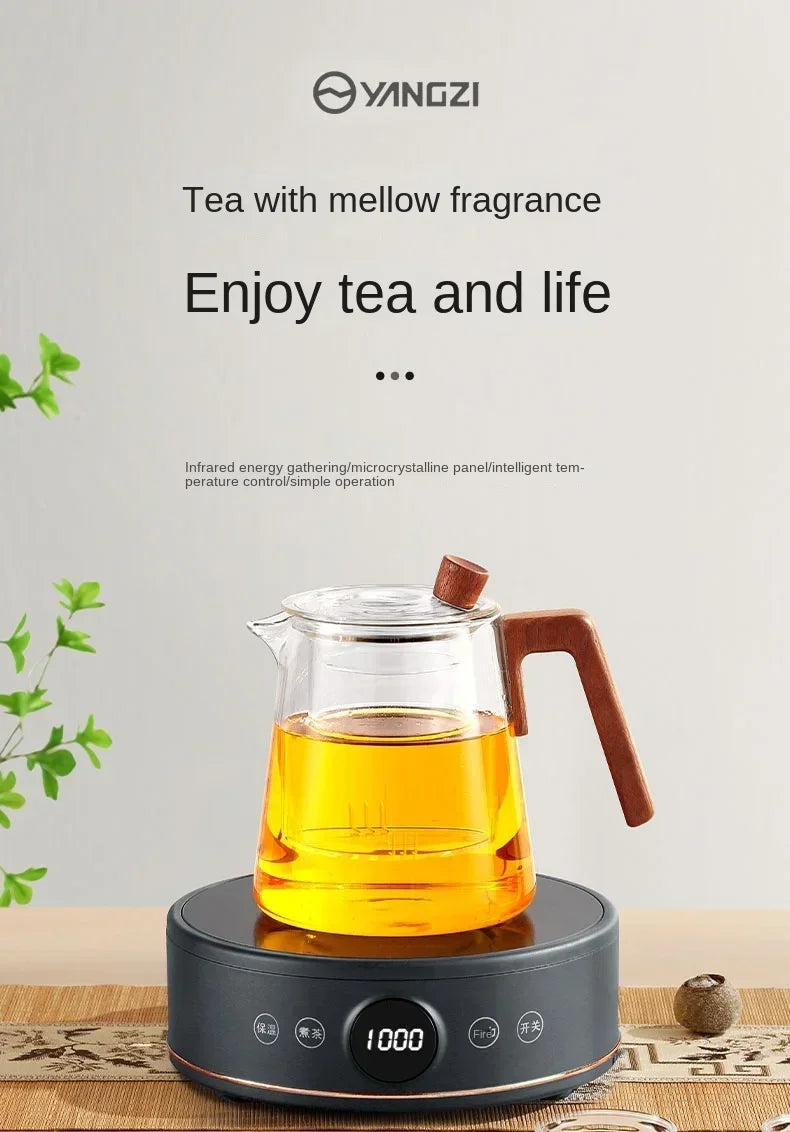 220V YANGZI Electric Tea Stove/Tea Boiler,Small Tabletop New Vintage Style, Ideal for Traditional Tea Ceremony CBW