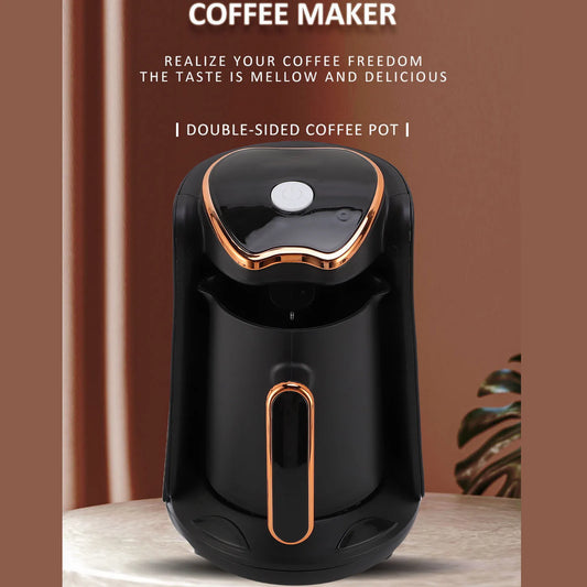 Turkish Coffee Machine Turkish Coffee Maker 600W 4 Cups Anti Overflow Anti Dry Burning Portable Turkish Coffee Machine for Home