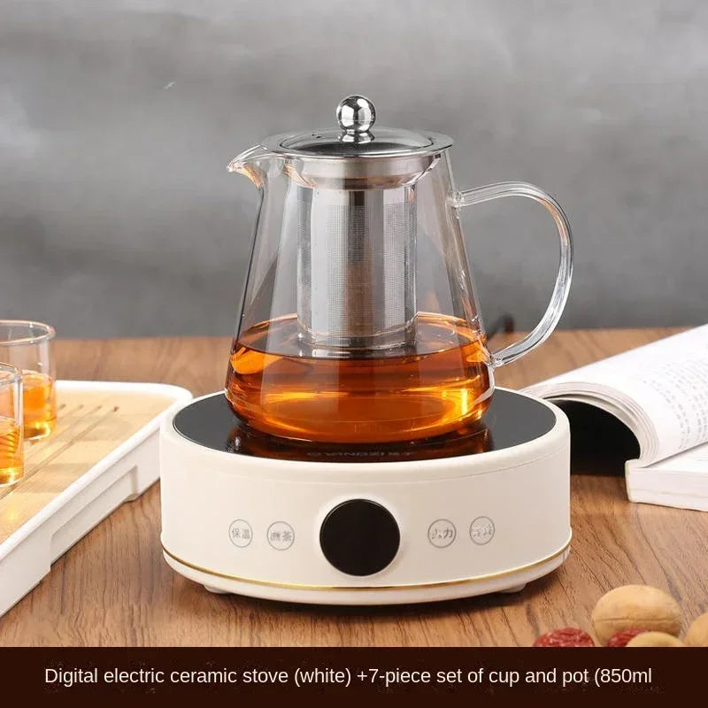 220V YANGZI Electric Tea Stove/Tea Boiler,Small Tabletop New Vintage Style, Ideal for Traditional Tea Ceremony AN