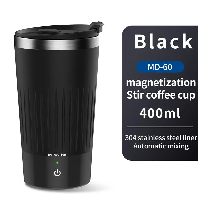 400ML Automatic Self Stirring Cup Magnetic Coffee Mixing Mug USB Rechargeable Waterproof Smart Drinking Cups Gift Recommend