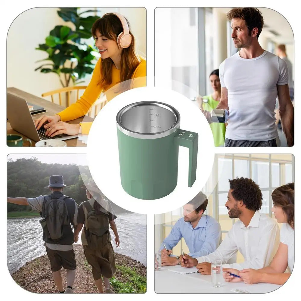 Mixer Coffee Cup Electric Auto Mixing Tool For Milk Coffee Efficient Rotating Drink Maker Portable Stir Tool For Gym Travel