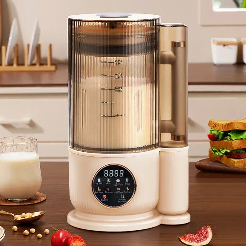 1500ML SoyMilk Machine Electric Juicer Blender Mixer Soybean Milk Maker Wall Breaking Machine Rice Paste Maker Breakfast Machine