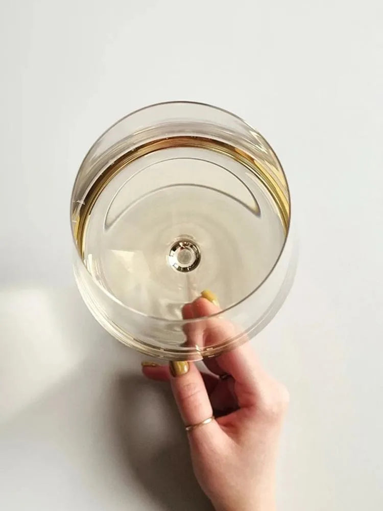 New Burgundy Bordeaux Style Light Luxury Wine Glass Ultra-thin Craftsmanship Slim Cup Stems Birthday Party Bar Classics Goblet