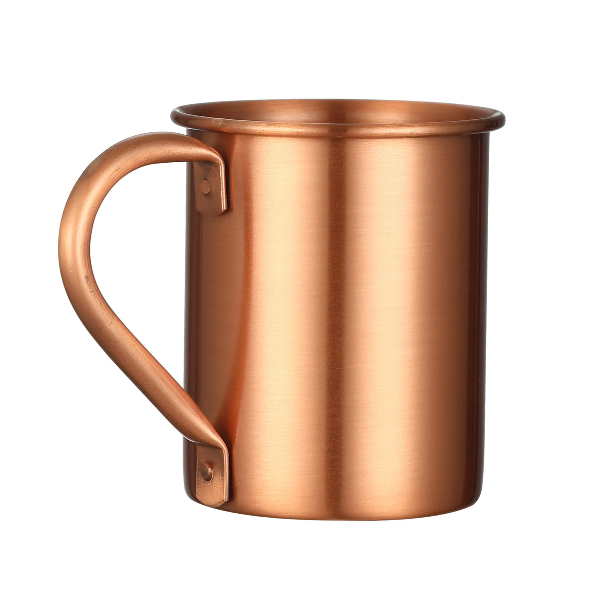 400ml 13.3oz 100% Copper Moscow Mule Mug Durable Coppery Beer Mugs Coffee Mug Milk Cup Pure Copper Cup Drinkware