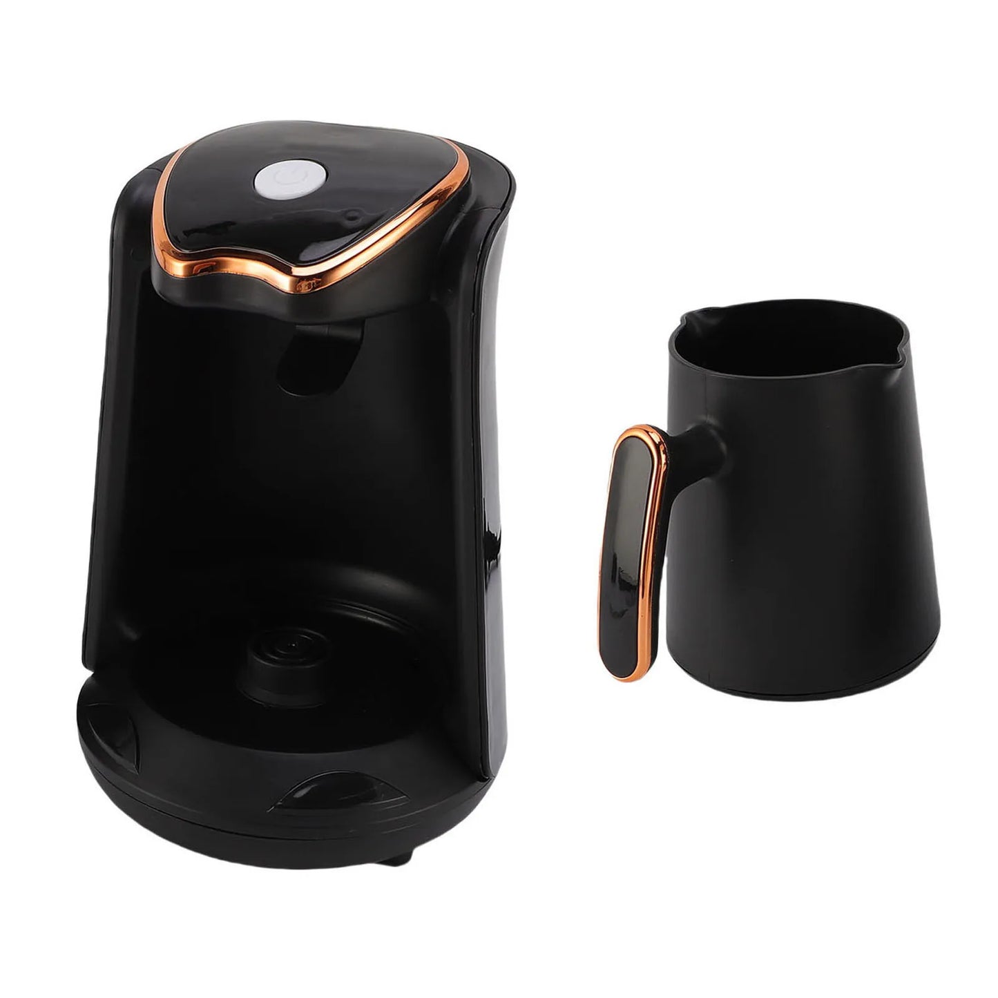 Turkish Coffee Machine Turkish Coffee Maker 600W 4 Cups Anti Overflow Anti Dry Burning Portable Turkish Coffee Machine for Home
