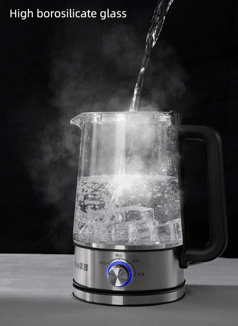 1.3L Electric Kettle Automatic Steam Spray Teapot with Filter Multifunctional Glass Teapots Thermo Pot Home Boil Water Kettle