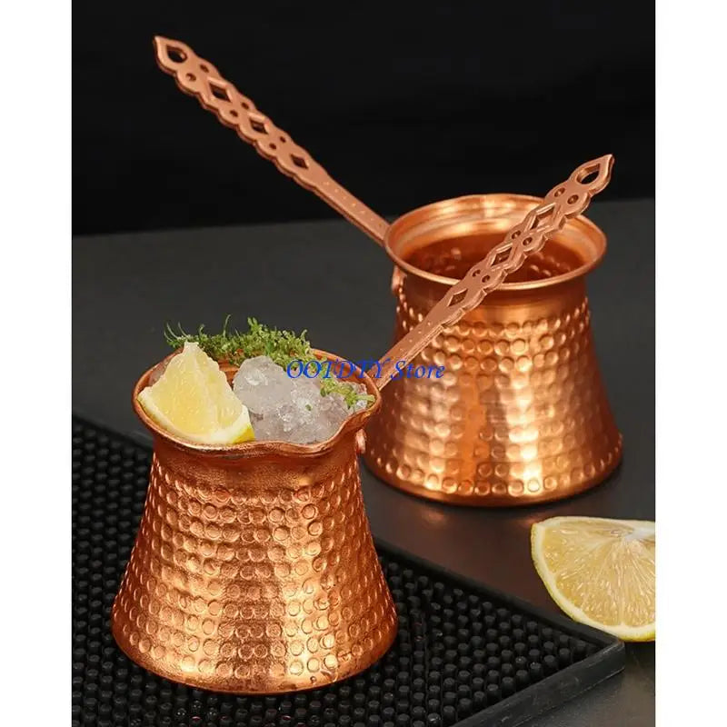 367A Traditional Handmade Metal Covered Coffee Maker Perfect For Home Or Coffee Shop