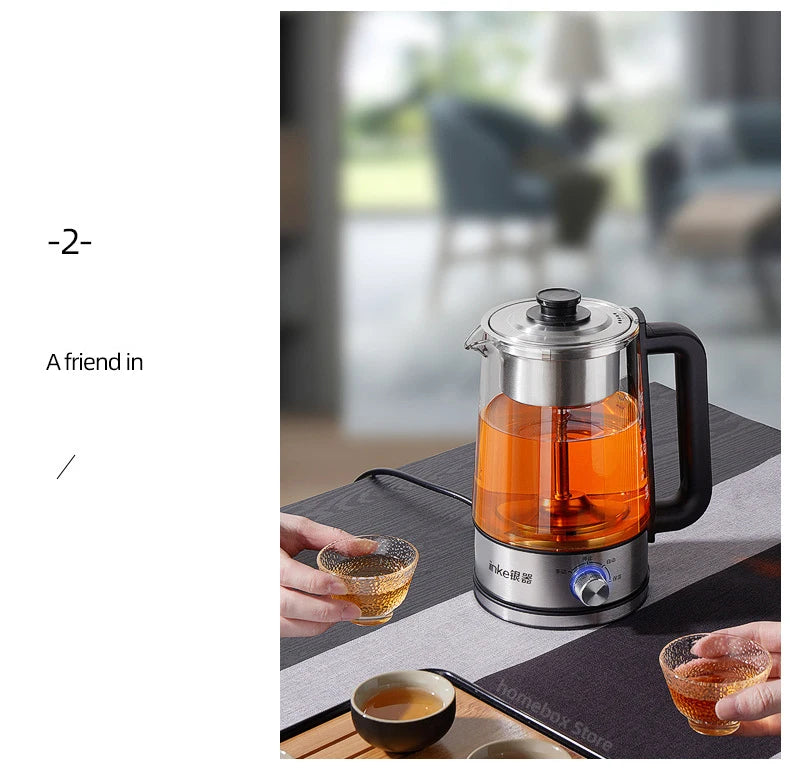 1.3L Electric Kettle Automatic Steam Spray Teapot with Filter Multifunctional Glass Teapots Thermo Pot Home Boil Water Kettle