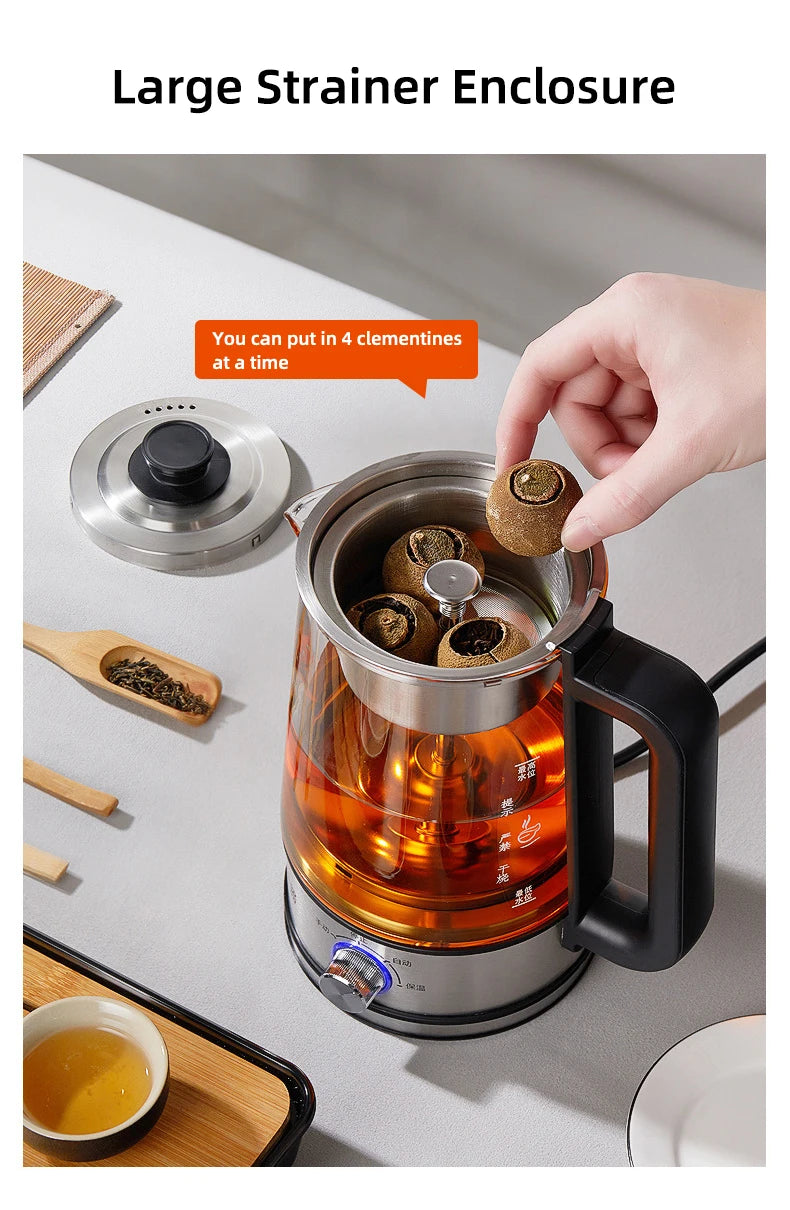 1.3L Electric Kettle Automatic Steam Spray Teapot with Filter Multifunctional Glass Teapots Thermo Pot Home Boil Water Kettle