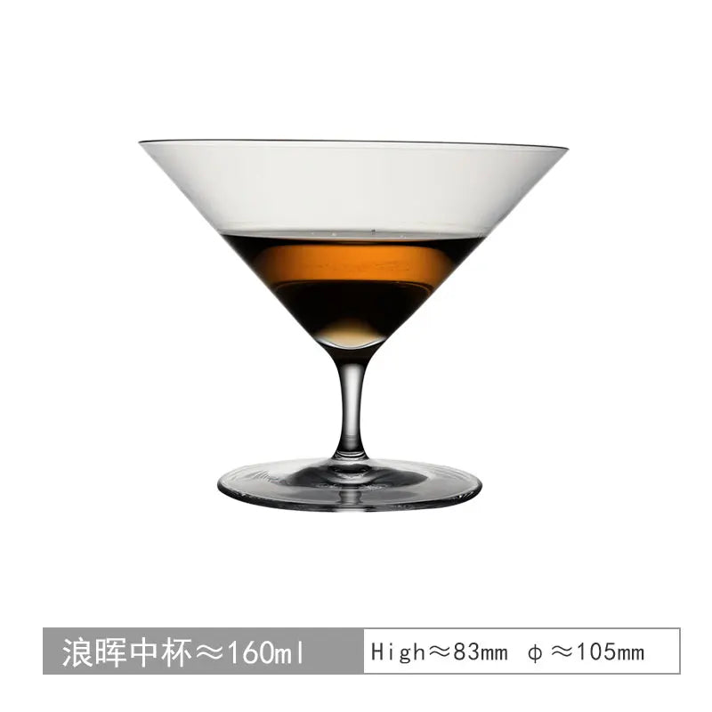 Kimura Ultra-thin Creative Cocktail Glasses Cup Tall Glass Glosed Tower Glass Red Wine Goblet Fruit Wine Cups Martini Glasses