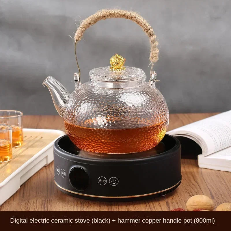 220V YANGZI Electric Tea Stove/Tea Boiler,Small Tabletop New Vintage Style, Ideal for Traditional Tea Ceremony CBW