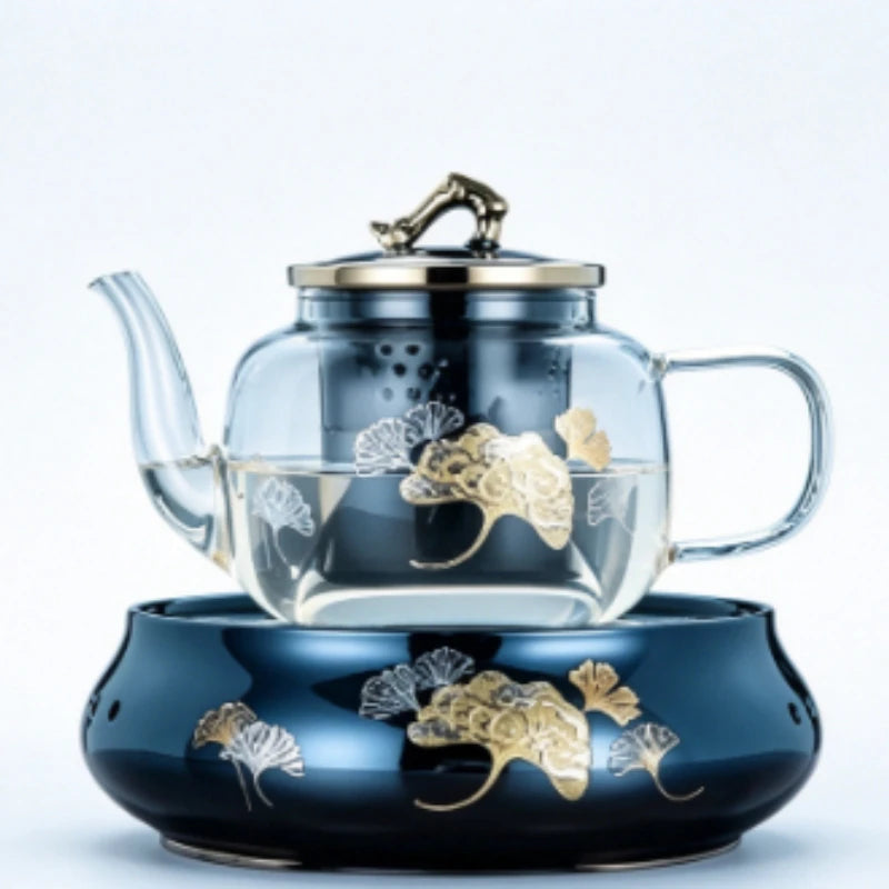 220V Electric ceramic tea pot glass tea pot water kettle tea brewing pot new small ceramic tea burner