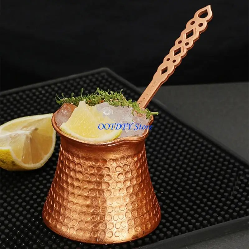 367A Traditional Handmade Metal Covered Coffee Maker Perfect For Home Or Coffee Shop