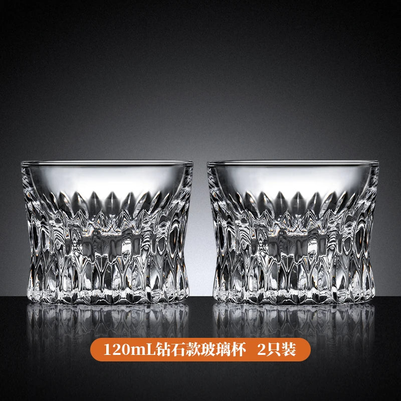 Glass, whisky, wine glass, light luxury, beer glass, household wine glass, Baijiu glass, crystal glass, foreign wine glass