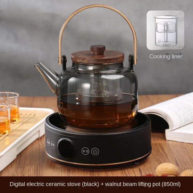 220V YANGZI Electric Tea Stove/Tea Boiler,Small Tabletop New Vintage Style, Ideal for Traditional Tea Ceremony AN