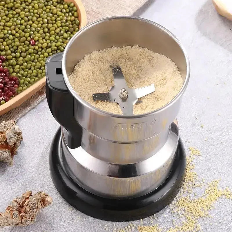 400W Electric Coffee Grinder for Beans Nuts Spices Grains Multifunctional Kitchen Grinder Machine Home Use