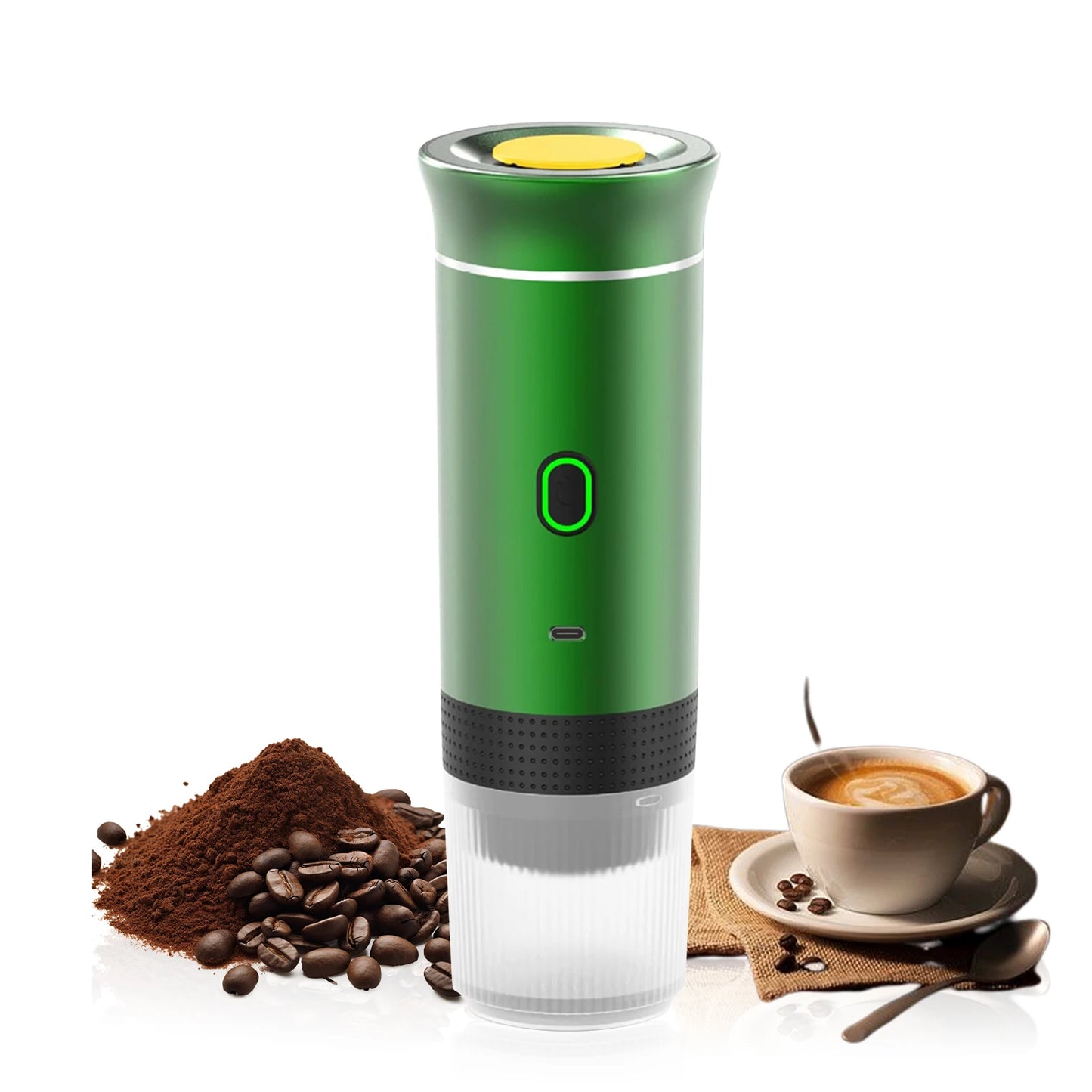 Portable 3 in 1 USB Coffee Maker 20Bar Espresso Machine Fast Heating for Travel Car Home
