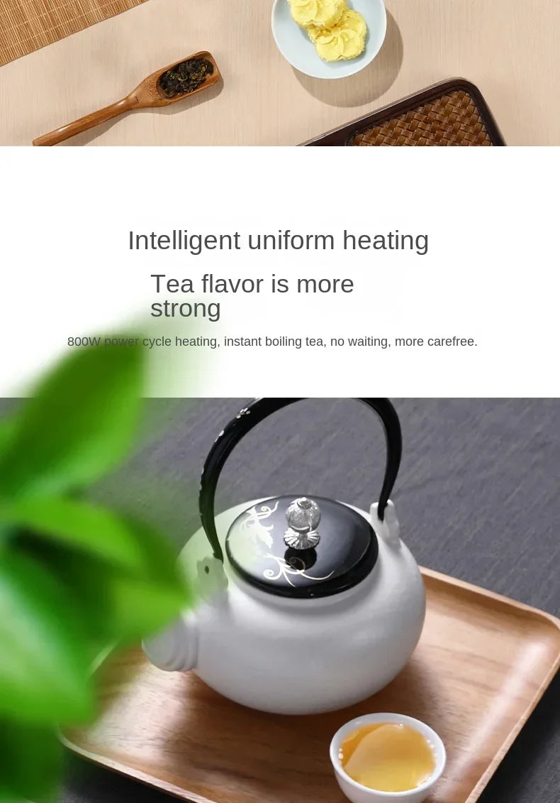220V YANGZI Electric Tea Stove/Tea Boiler,Small Tabletop New Vintage Style, Ideal for Traditional Tea Ceremony CBW