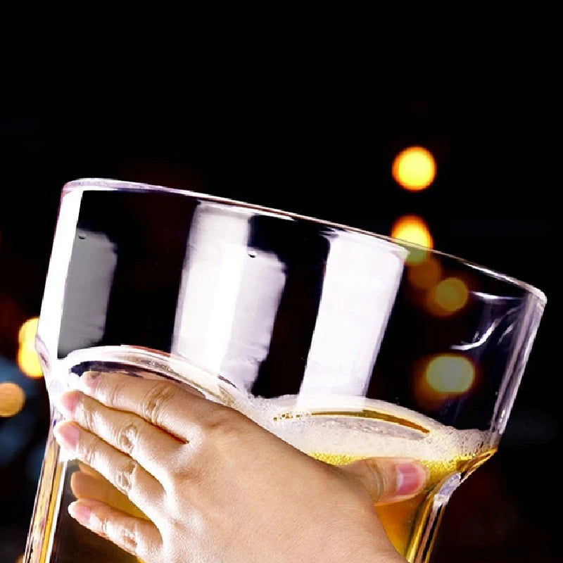 4200ML Giant Glass Cup Transparent Beer Mug Creative Large-capacity Glass Home Decoration Glass Container Birthday Gift