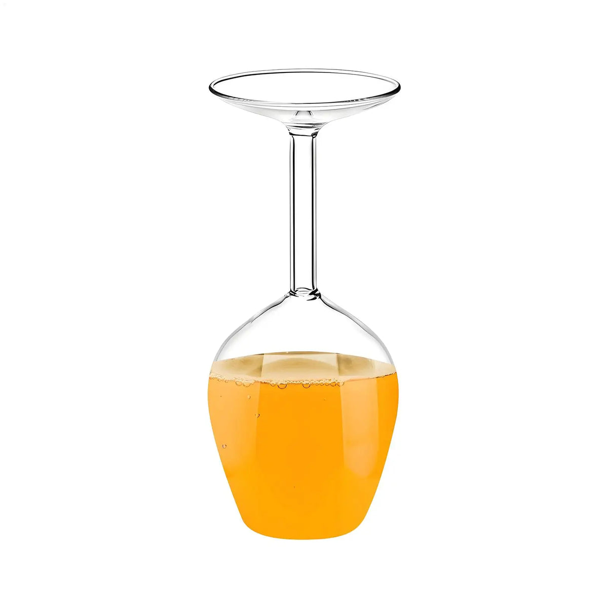 Wine Glass Upside-Down Red Wine Glasses Modern Glassware 400ml for Men Women Valentine's Day Birthday Christmas Hot Cold