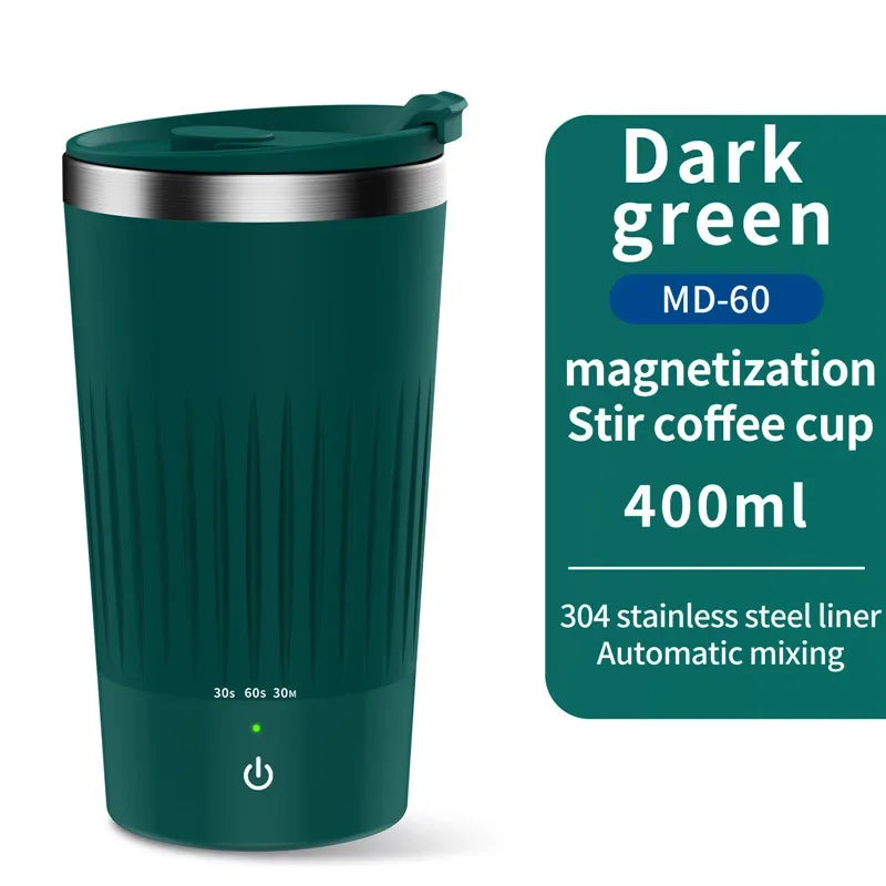 400ML Automatic Self Stirring Cup Magnetic Coffee Mixing Mug USB Rechargeable Waterproof Smart Drinking Cups Gift Recommend