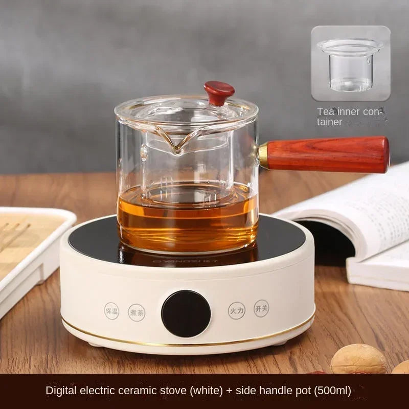 220V YANGZI Electric Tea Stove/Tea Boiler,Small Tabletop New Vintage Style, Ideal for Traditional Tea Ceremony AN