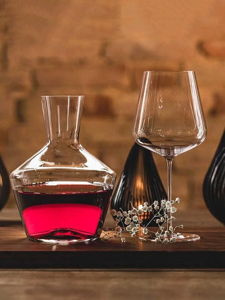 New Burgundy Bordeaux Style Light Luxury Wine Glass Ultra-thin Craftsmanship Slim Cup Stems Birthday Party Bar Classics Goblet
