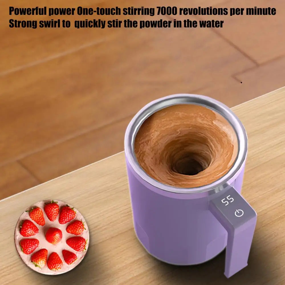 Mixer Coffee Cup Electric Auto Mixing Tool For Milk Coffee Efficient Rotating Drink Maker Portable Stir Tool For Gym Travel